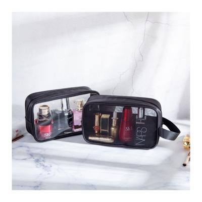 China Factory Waterproof Logo 2Pc Makeup Bag Custom Lips Cosmetic Bag for sale