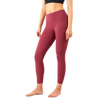 China 2023 new European and American breathable bodybuilding fishing leggings hip-lifting back pocket sports high waist running fitness pants women for sale