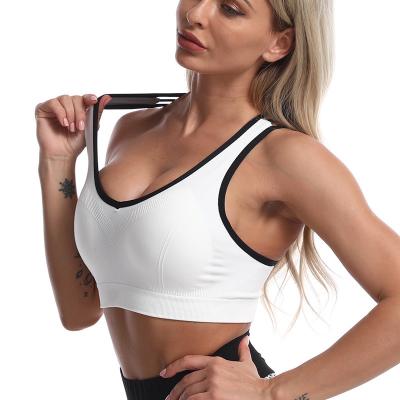 China Yoga Bra European and American Style Sports Bra Collection Fitness Training Breathable Shockproof Tight Operation for sale