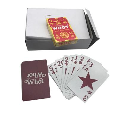 China Gift 2019 hot sale whot game card for sale