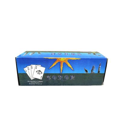 China Morden 100% New Or Recycle Plastic Poker Size Regular Playing Cards for sale