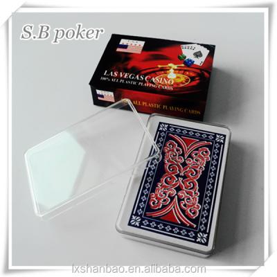 China Gift LAS VEGAS CASINO PLASTIC GAME CARDS for sale