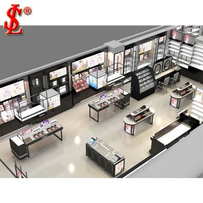 China Mall store cosmetic luxury display decoration for cosmetic makeup for sale