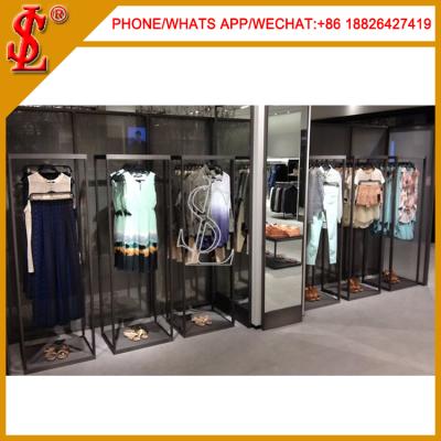 China Clothing Display Racks Furniture For Zara Clothing Shop Racks Clothing Store Display Rack Clothing Store Furniture Display Cabinet for sale