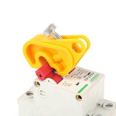 China Can accommodate a security padlock with shackle diameterâ ‰ ¤ 7mm New Products Electric Screwdriver Lock Rugged Reinforced PA Safety Circuit Breaker Lockout for sale