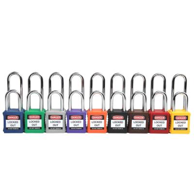 China High Security Colored Lockout Security Padlock, Wholesale High Quality Security Lockout Padlock for sale