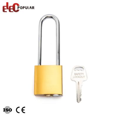 China Chrome Plated Square Colored Aluminum Lock Core China Factory Safety Protection Padlock for sale