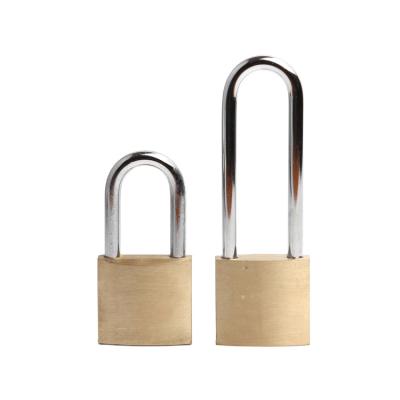 China Chrome Plated Lock Core Brand Quality High Security Stainless Steel Small Shackle Brass Padlock for sale