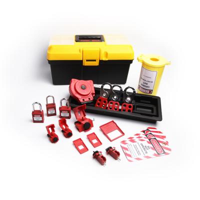 China Upgraded Power Tool Safety Lockout Toolbox Safety Lockout Box Lockout Kit Box Manufacturer for sale