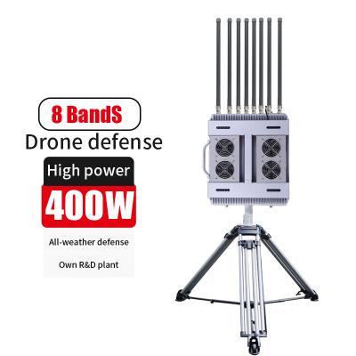 China Directionele lancering Long Range Professionele Drone Jammer Met GPS Tracking 3 Km Transmissierafstand Omnidirectionele Te koop