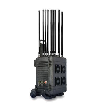 China Long Range Quadcopter Portable Jammer System Pulse Sweep Lightweight Remote Control Ethernet for sale