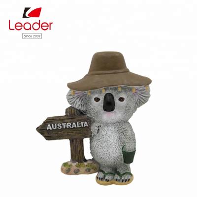 China China Fridge Magnet Resin Koala Figurine 3D Handmade Magnets for sale