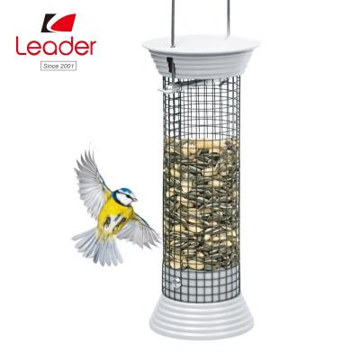 China Hot-selling bird feeder grid Amazon patio decor iron aviary metal bird feeder hanging grate for sale