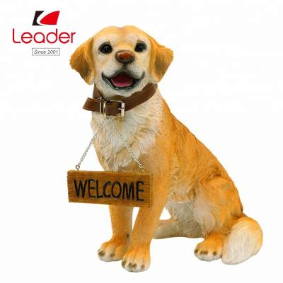 China China factory price hot selling foster dog ornament for garden and home decoration,resin animal statue for sale