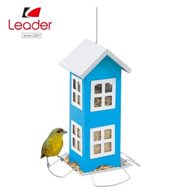 China Sustainable Garden Country Home Waterproof Design Decorative Hanging Wild Bird House Feeder, Outdoor Bird Feeder Use for sale