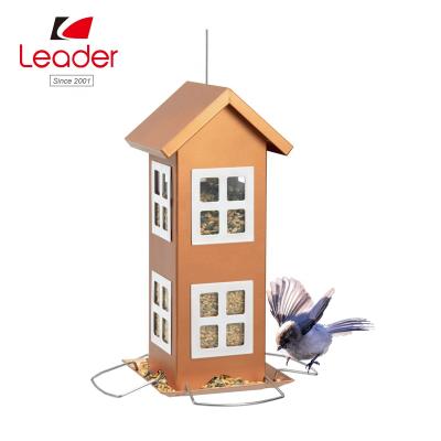 China BSCI Audit Sustainable Factory Hanging Country House Waterproof Bird House Design Wild Cooper Driver Color for sale