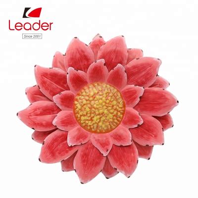 China Wholesale Custom Decorative Metal Flower Wall Decor Metal Flower Wall Art Decorative Home Art for sale