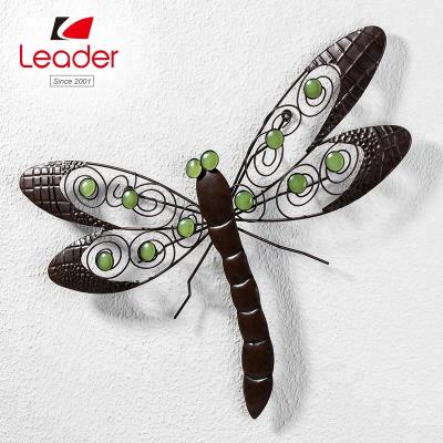 China Home Decorative China BSCI Audit Factory Dragonfly Metal Wall Art, Wall Decor for sale