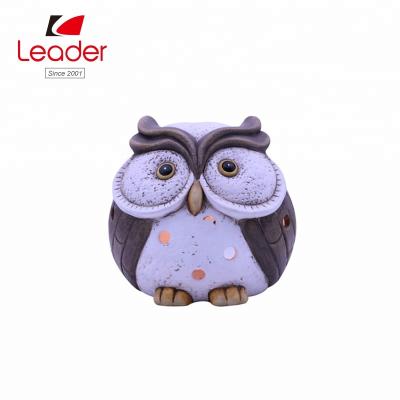 China Decorative Candle Holder Owl Tealight Decorative Candle Holder Ceramic Cute Home Decorative High Quality for sale