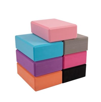 China 2021 New Gym Fitness Yoga 200g Block High Density EVA Foam Brick Dance Yoga Block for sale