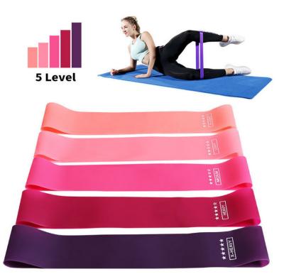 China yoga & Promotional Bulk Pilates Bands Gym Fitness Equipment Exercise Yoga Band Resistance Bands for sale