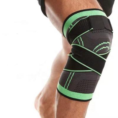 China Gym Factory Wholesale Elastic Cheap Green Nylon Elbow Knee Guard Pads for sale