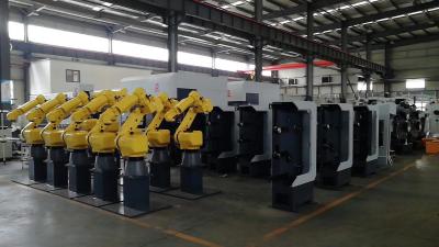 China 380V Robotic Buffing Machine , Industrial Metal Surface Polishing Machine for sale