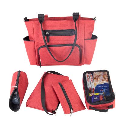 China Hot Selling Baby Mummy Backpack Large Capacity Diaper Backpack Baby Diaper Bag Packing Bag with Large Capacity for sale