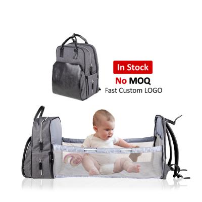 China Custom Baby Diaper Bag Mummy Backpack 2022 New Products Diaper Bag Mummy Other Backpacks Baby Diaper Bag With Changing Mat for sale