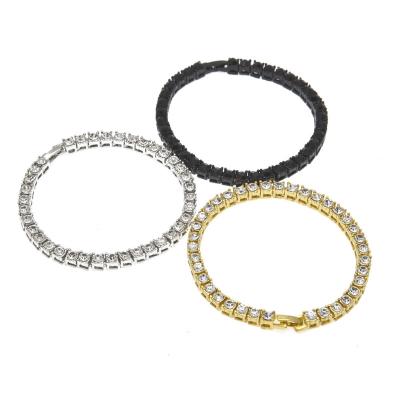 China New design hot sale classic fashion tennis chain zodiac simple fine polishing bracelet for sale