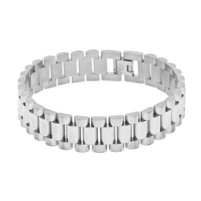 China New design fashion stainless steel watchband style cuff baby fidgety polishing bracelet for sale