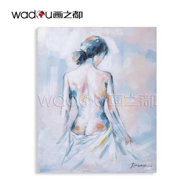 China Modern Trendy Items Home Decor 3d Women Custom Nude Painting Wall Art Canvas Modern Portrait Oil Painting Nude Nude Paintings for sale