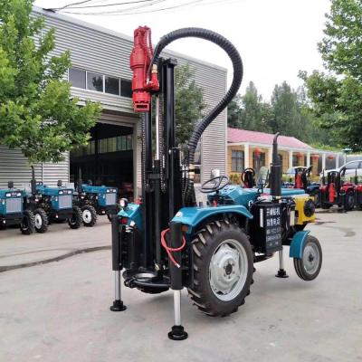 China Factory Air Compressor Tractor Mounted Water Well Drilling Rig Machine for sale