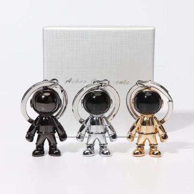 China Metal Astronauts and Astronauts Decorative Pendant Metal Toy Keychain for sale