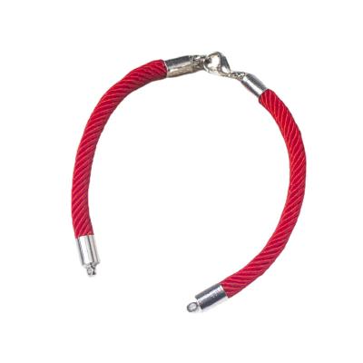 China Punk DIY material pure hand-woven red rope bracelet women's gift this year couple students personality simple for sale