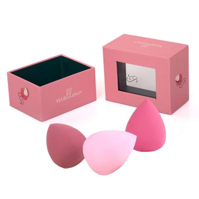 China Mini Smalle Pink Sponge Beauty Recyclable Custom Blender Packaging Box for sale