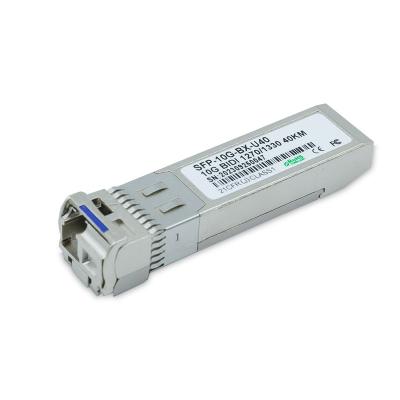 China High quality 10GBASE BiDi SFP+ LC connector Single Mode 40km Reach 1270nm TX / 1330nm RX Transceiver Module for sale