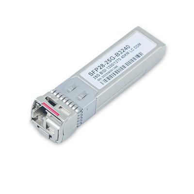 China SFP28 1330nm-TX 25G bidi transceiver Optical Transceiver Cisco Compatible 1270nm-RX 40km DOM LC SMF for sale