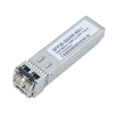 China 25G SFP28 Transceiver Cisco Compatible 850nm SR 100m I-Temp DOM LC SMF for sale