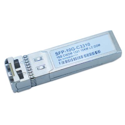 China CWDM SFP+ 1330nm 10km Duplex LC SMF 10G Optical Transceiver for sale