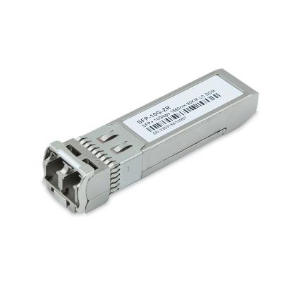 China 10Gbps 1550nm SFP+ Transceiver Single Mode 80km Reach for sale