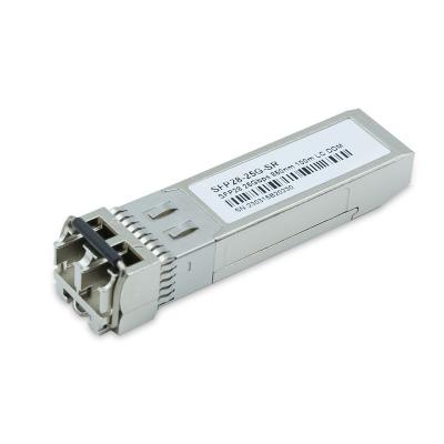 China 25G SFP28 SR 850nm 100m LC MMF Transceiver Module for Data Center Networks for sale