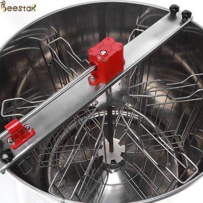 China Apicultura 6 Frames Stainless Steel Manual Honey Extractor Beekeeping Equipment for sale