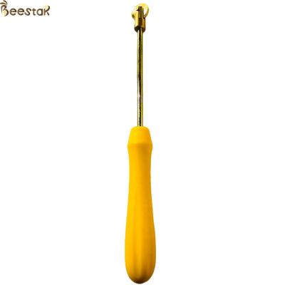 China Yellow Color Wheel Embedder Plastic Handle of Bee Hive Equipment for sale