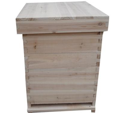 China La abeja de madera del abeto chino de alta calidad encorcha fácil montar la colmena natural de Dadant del material en venta