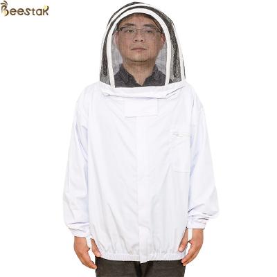 China S-2XL Zippered Hood Beekeepers Protective Clothing  Economic Type  Bee Jacket for sale