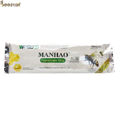 China Bee Mites killer Manhao Fluvalinate Strip Honey Bee Medicine Stroner Effectivess for sale