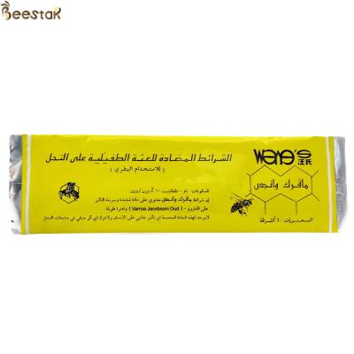 China Wangshi Arabic Mid - East Manpu Bee Medicine 10 Strips Fluvalinate Strip Varroa Mite Killer for sale