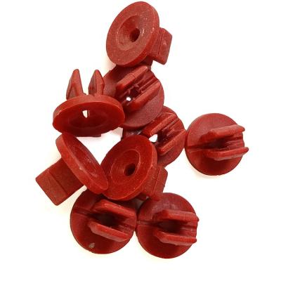 China PP Tracking Laber K28 Clips Car Door Trim 1.2g W702438 Red Auto Universal Plastic Screw Pom Plastic Nut Seat for sale