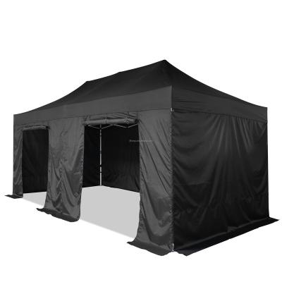 China 100% Waterproof Large Party Outdoor Vendor Booth Tent 3mx6m Folds Tent Canopy10x20 Pop Up Canopy Tent With Sides for sale